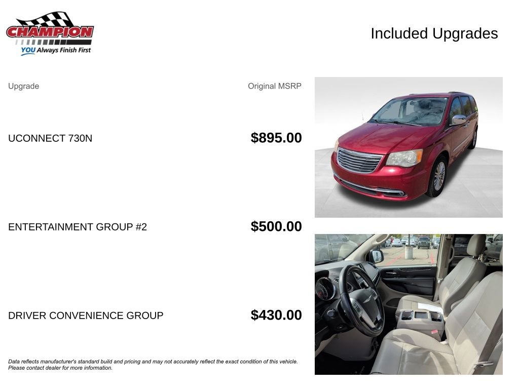 Used 2013 Chrysler Town & Country Touring-L w/ Entertainment Group #2 FWD image 4