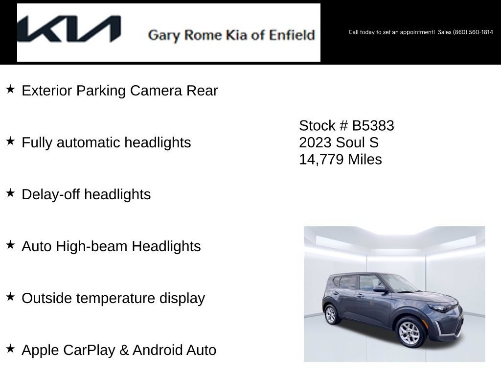 Certified 2023 Kia Soul S FWD image 26