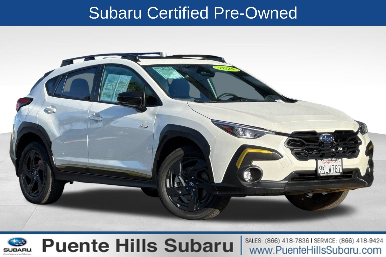 Certified 2024 Subaru Crosstrek 2.5i Sport w/ Crosstrek Mirror Package image 1