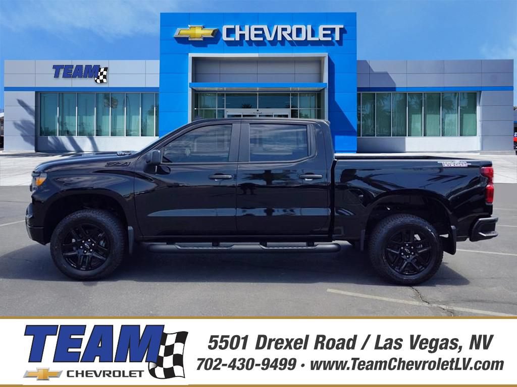 New 2026 Chevrolet Silverado 1500 Custom Trail Boss w/ Turbomax Blackout Package