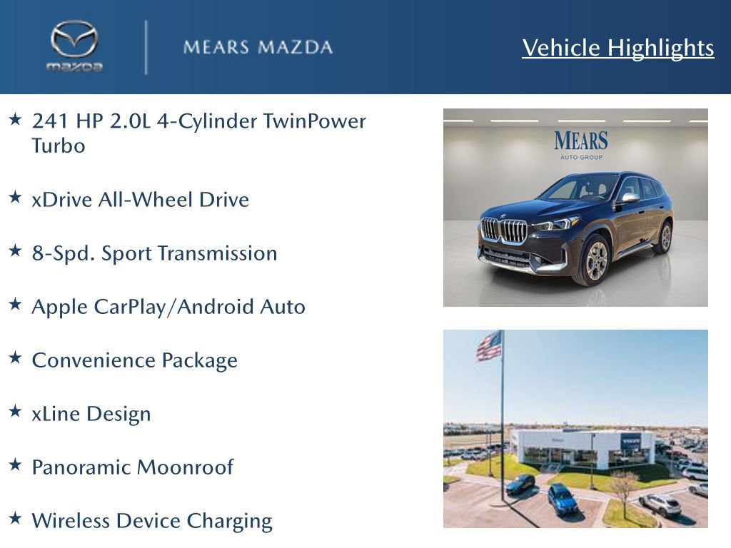 Used 2023 BMW X1 xDrive28i w/ Convenience Package image 2