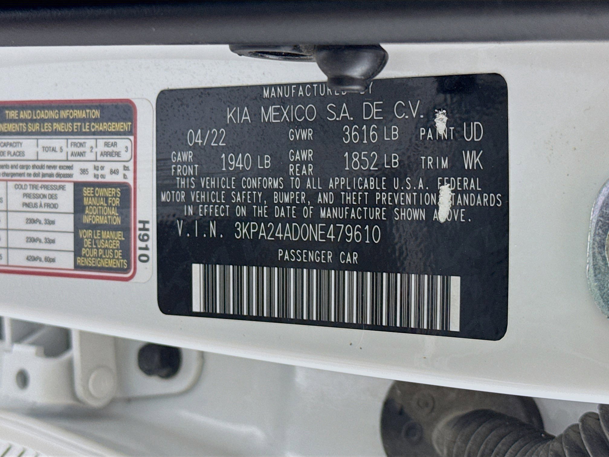 Used 2022 Kia Rio LX FWD image 38