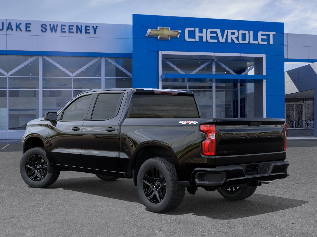 New 2026 Chevrolet Silverado 1500 Custom w/ LPO, Dark Essentials Package AWD/4WD image 3