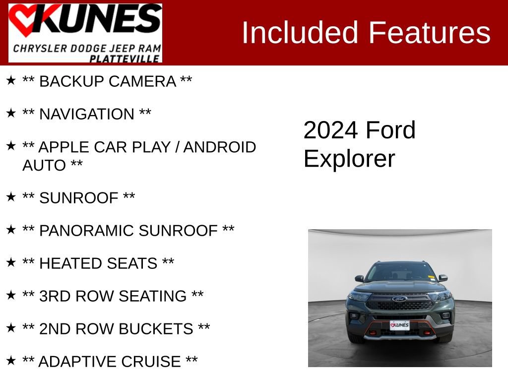 Used 2024 Ford Explorer Timberline AWD/4WD image 2