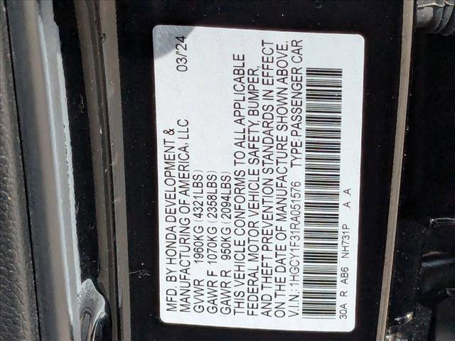Used 2024 Honda Accord EX image 24