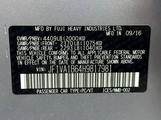 Used 2017 Subaru WRX AWD/4WD image 26