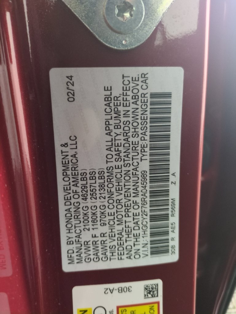 Certified 2024 Honda Accord Sport image 36