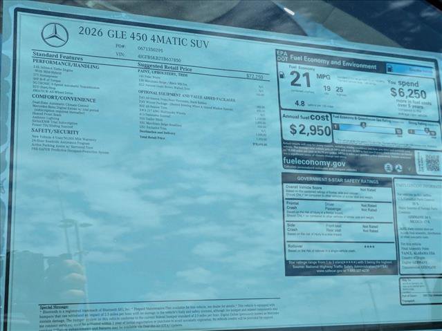 New 2026 Mercedes-Benz GLE 450 4MATIC image 17