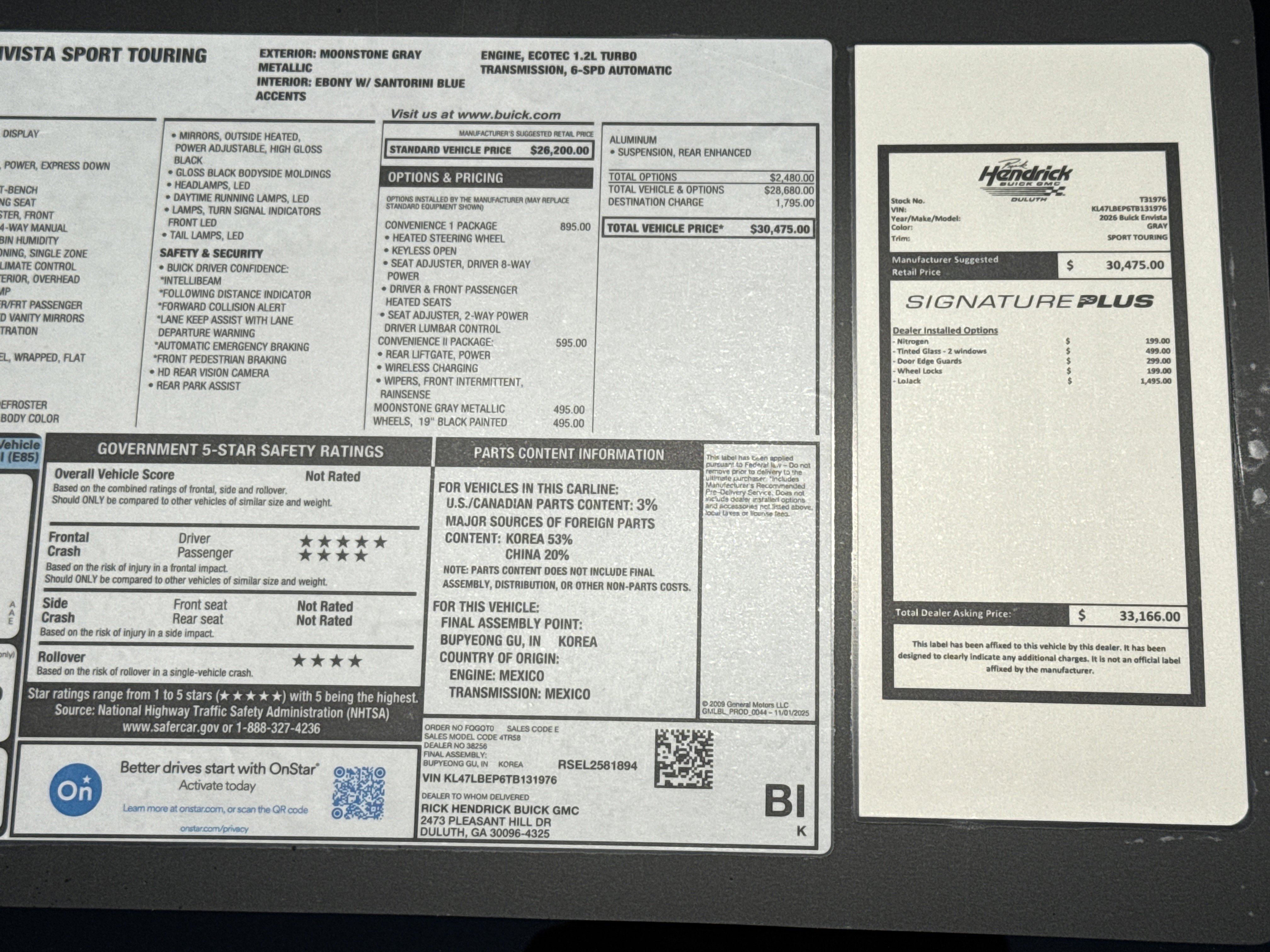 New 2026 Buick Envista Sport Touring w/ Convenience I Package image 36