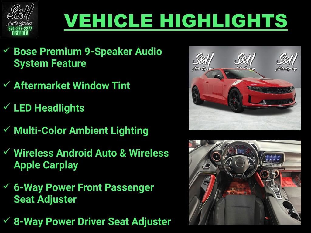 Used 2022 Chevrolet Camaro LT w/ RS Package image 3
