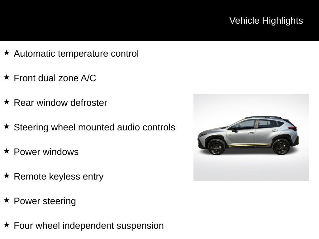 Certified 2025 Subaru Crosstrek 2.5i Sport image 8