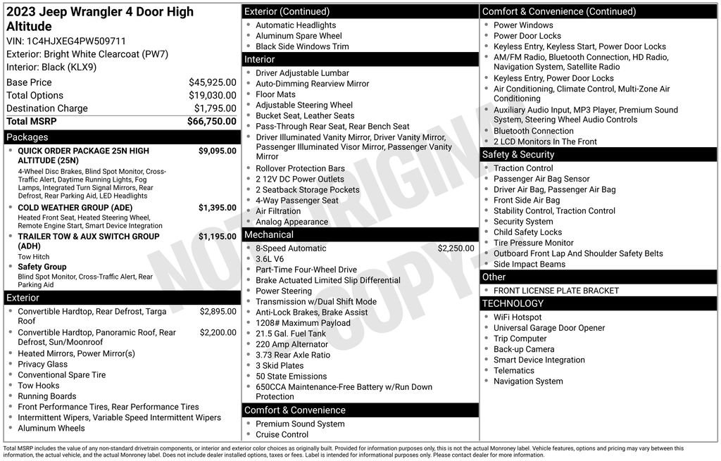 Used 2023 Jeep Wrangler Altitude image 41