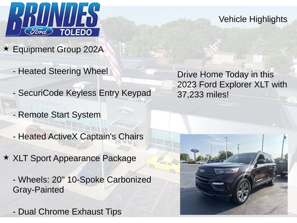 Used 2023 Ford Explorer XLT w/ Equipment Group 202A AWD/4WD image 12