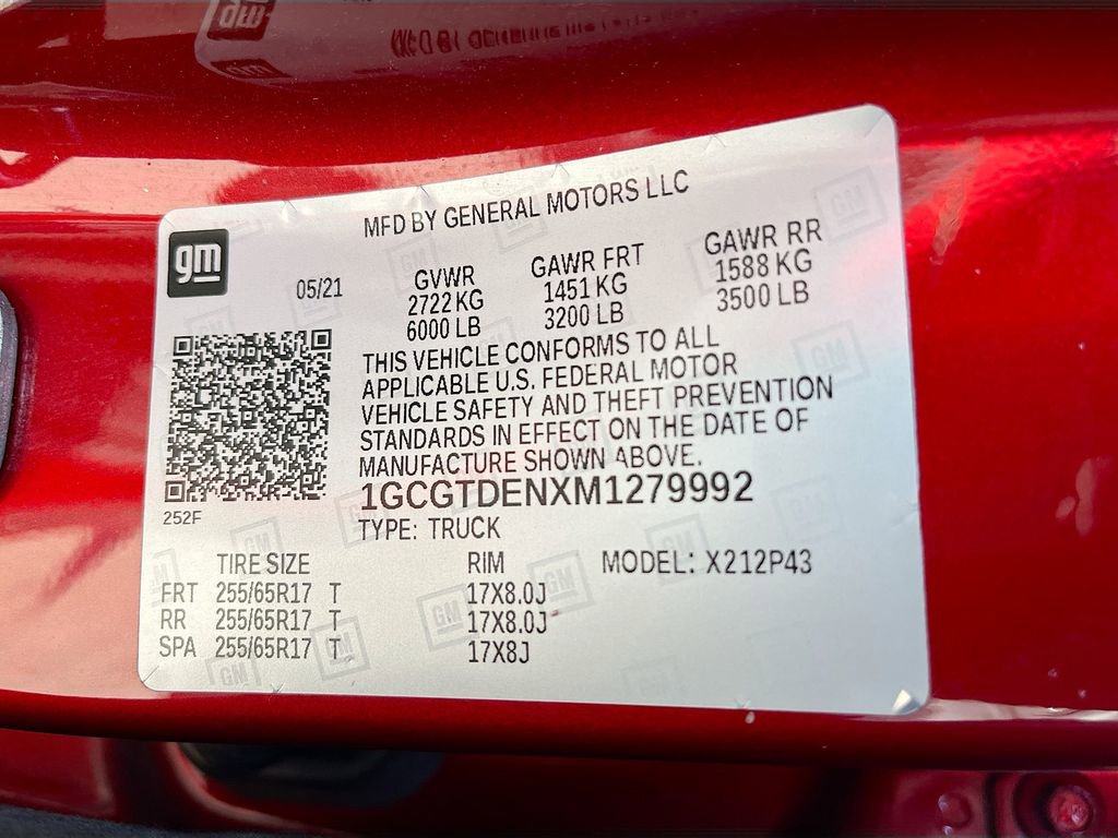 Used 2021 Chevrolet Colorado Z71 AWD/4WD image 28