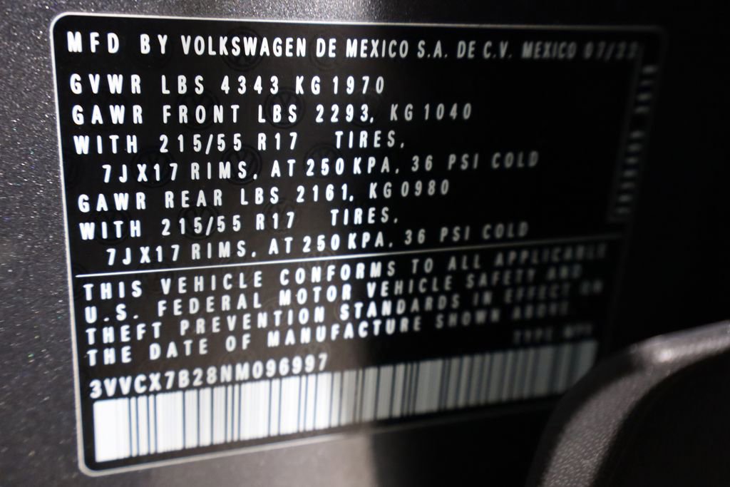 Used 2022 Volkswagen Taos S image 35