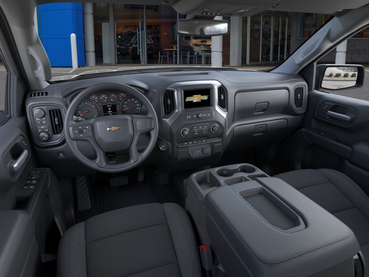 New 2026 Chevrolet Silverado 1500 Custom w/ Turbomax Blackout Package AWD/4WD image 15