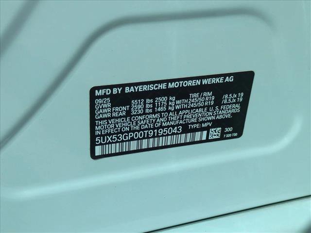 Certified 2026 BMW X3 xDrive30i w/ M Sport Package AWD/4WD image 26