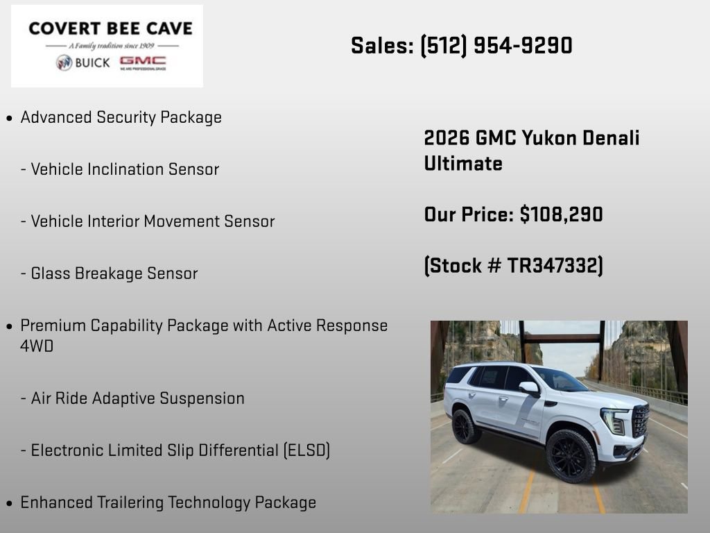 New 2026 GMC Yukon Denali Ultimate AWD/4WD image 36