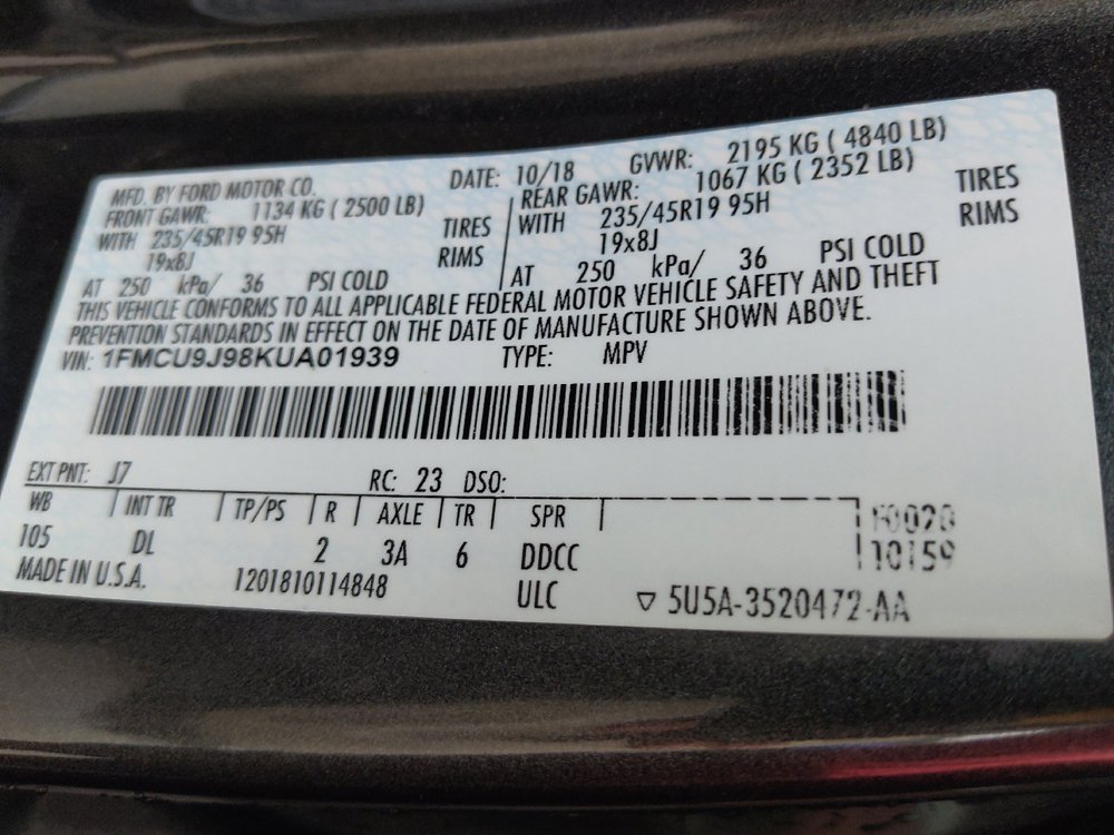 Used 2019 Ford Escape Titanium AWD/4WD image 33