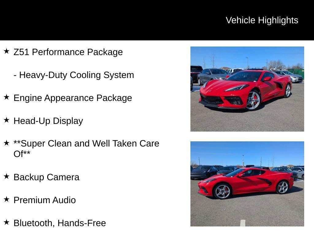 Used 2020 Chevrolet Corvette Stingray Premium Cpe w/ 3LT Preferred Equipment Group image 17