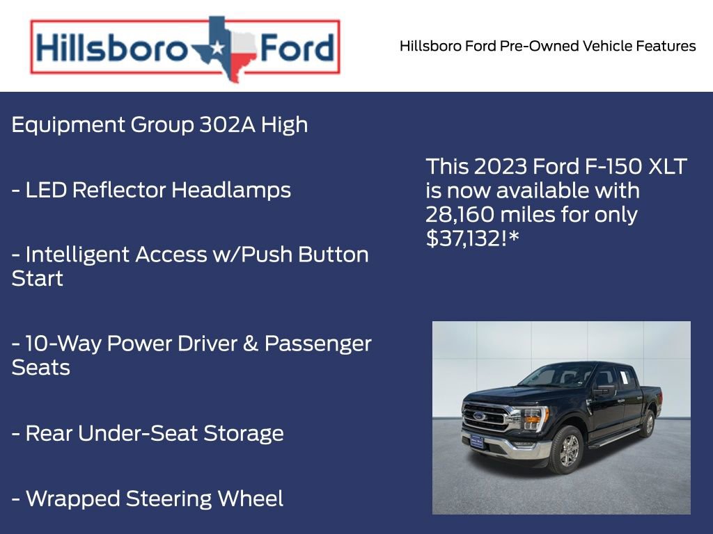 Used 2023 Ford F150 XLT w/ Equipment Group 302A High image 9