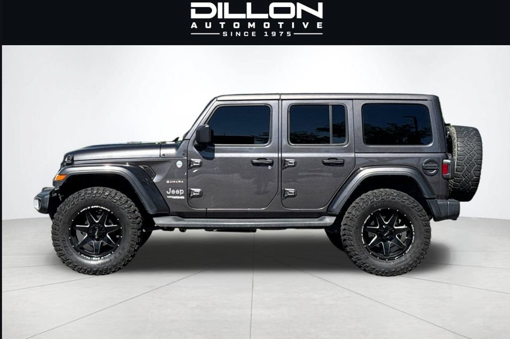 Used 2021 Jeep Wrangler Unlimited Sahara w/ Uconnect 4C Nav & Sound Group AWD/4WD image 7