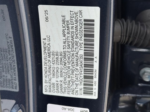 Certified 2025 Honda Accord SE image 30