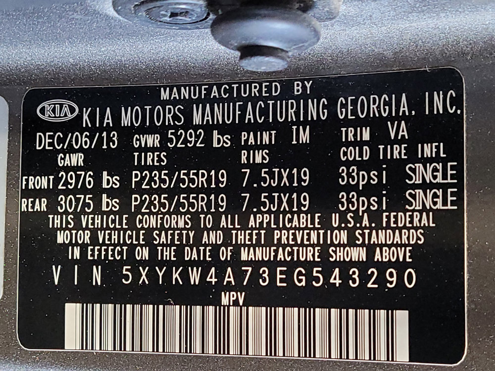 Used 2014 Kia Sorento SX w/ 3rd Row Package image 33