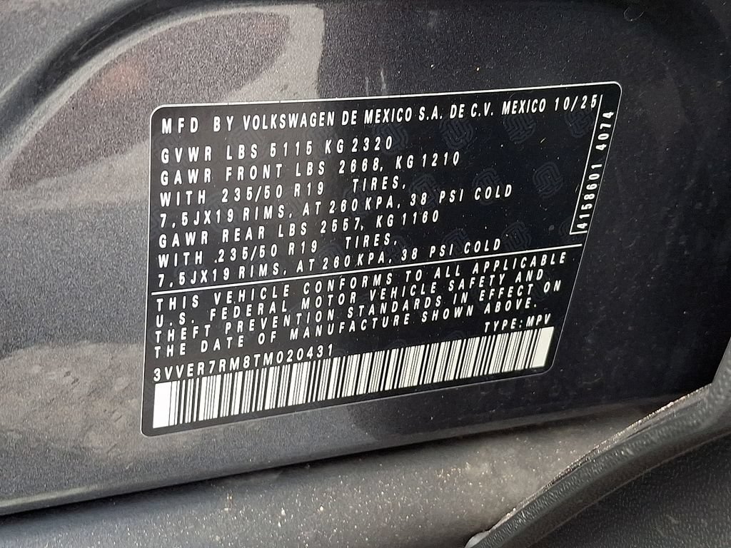 Used 2026 Volkswagen Tiguan SE AWD/4WD image 25