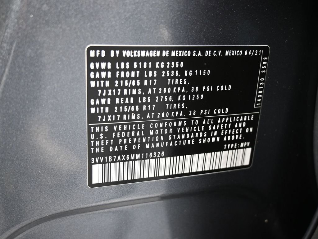 Used 2021 Volkswagen Tiguan S image 23