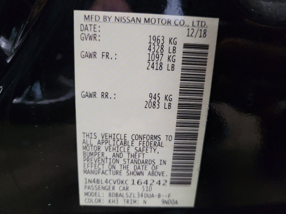 Used 2019 Nissan Altima 2.5 SR FWD image 33