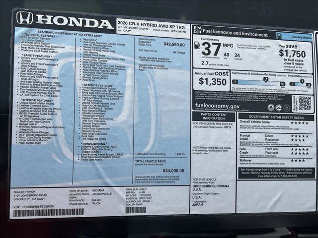 New 2026 Honda CR-V Sport Touring image 21