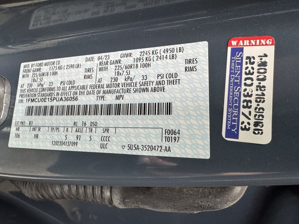 Certified 2023 Ford Escape SE FWD image 32