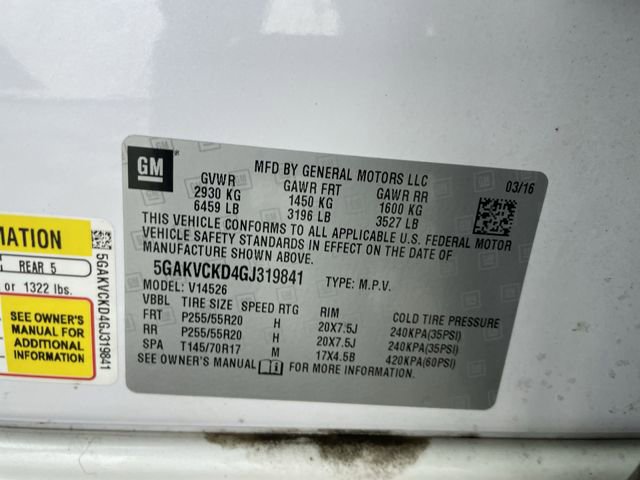 Used 2016 Buick Enclave Premium w/ Experience Buick Package image 49