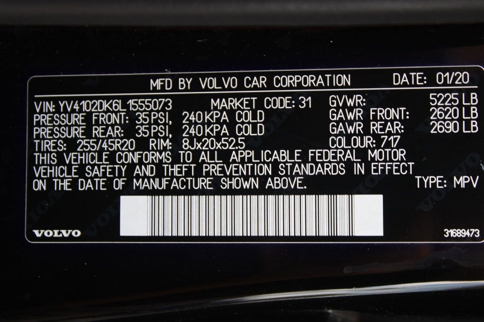 Used 2020 Volvo XC60 T5 Momentum w/ Protection Package Premier image 19