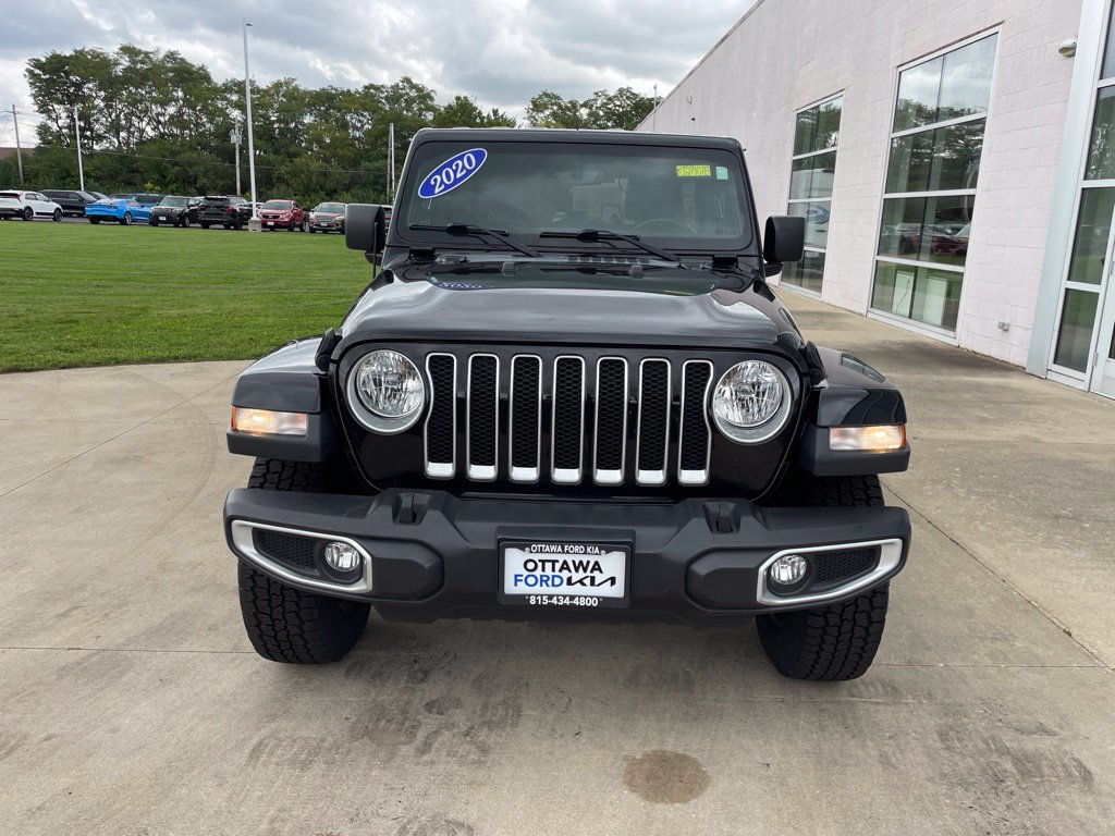 Used 2020 Jeep Wrangler Unlimited Sahara w/ Uconnect 4C Nav & Sound Group AWD/4WD image 3