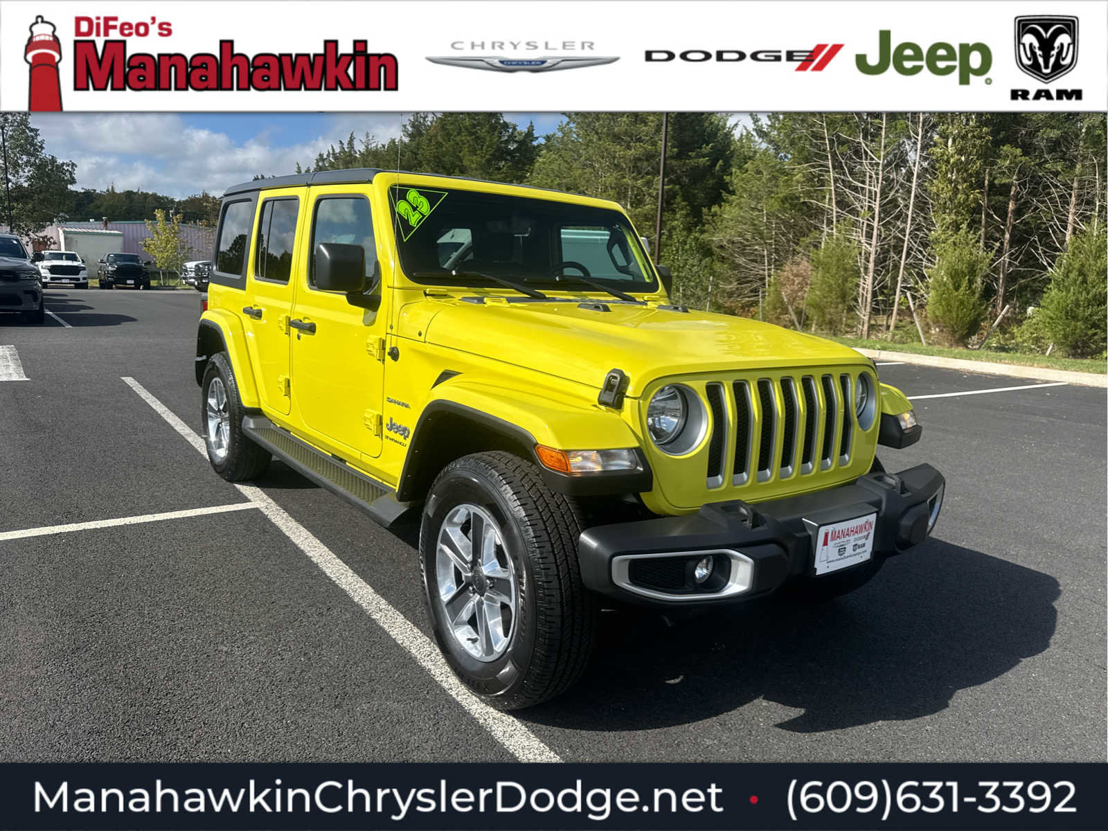 Certified 2023 Jeep Wrangler Sahara w/ Cold Weather Group image 1