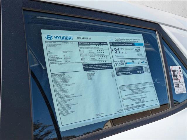 New 2026 Hyundai Venue SE FWD image 23
