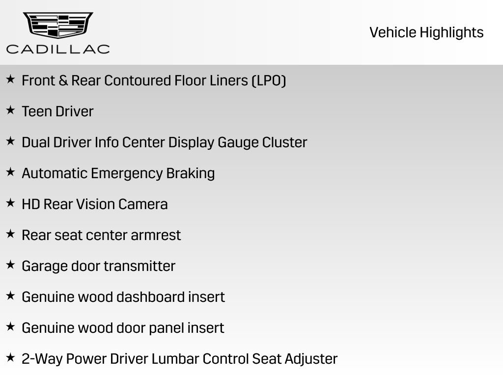 New 2025 Cadillac XT5 Premium Luxury w/ LPO, Floor Liner Package image 33