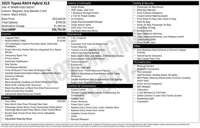 Certified 2025 Toyota RAV4 XLE AWD/4WD image 33