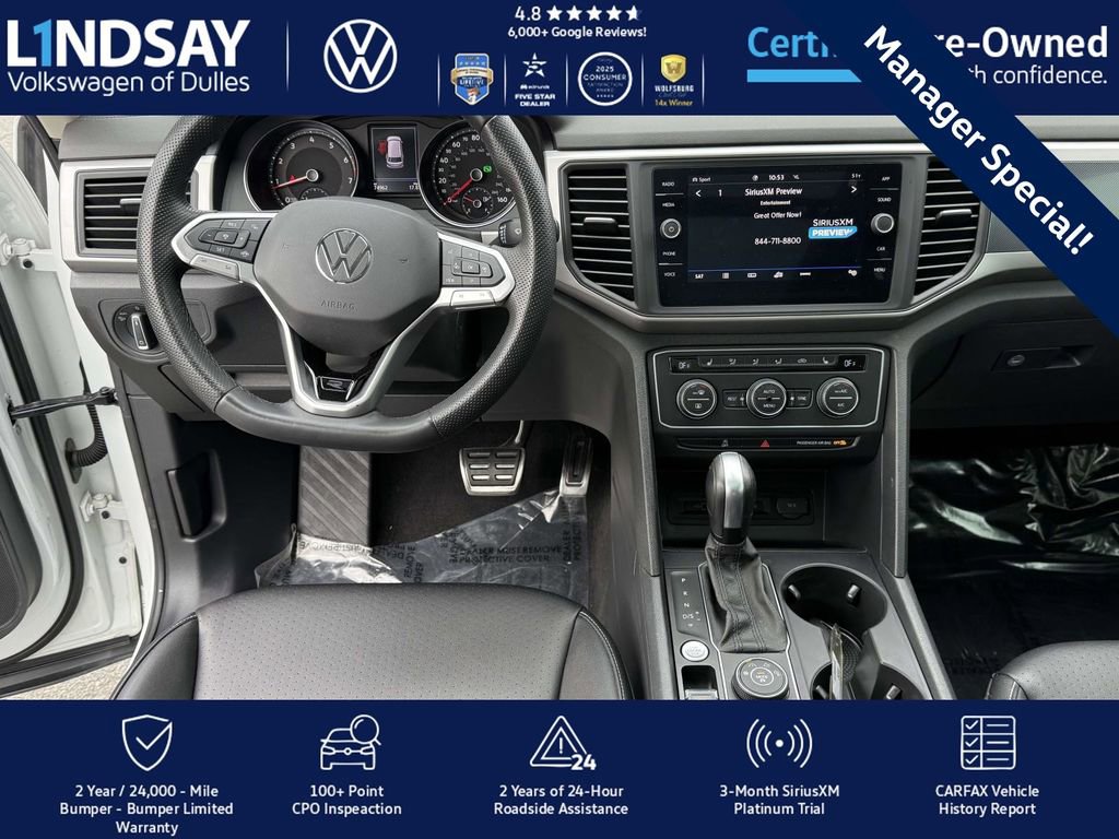 Certified 2021 Volkswagen Atlas SE w/ Panoramic Sunroof Package image 10