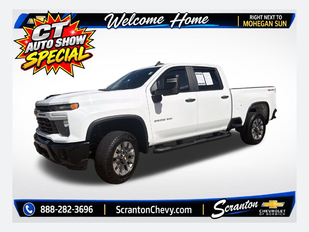 Certified 2025 Chevrolet Silverado 2500 Custom w/ Custom Value Package AWD/4WD 360° Tour