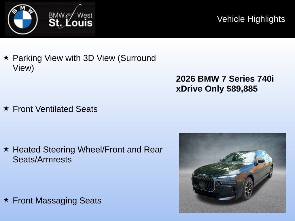 Used 2026 BMW 740i xDrive AWD/4WD image 30