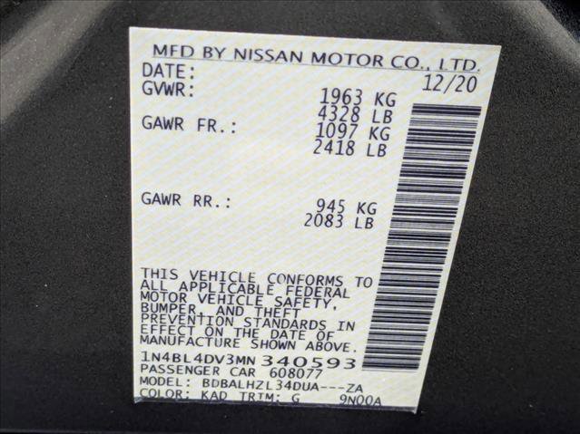 Certified 2021 Nissan Altima 2.5 SV image 23