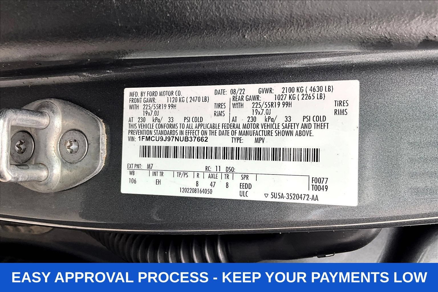 Used 2022 Ford Escape Titanium w/ Class II Trailer Tow Package AWD/4WD image 23
