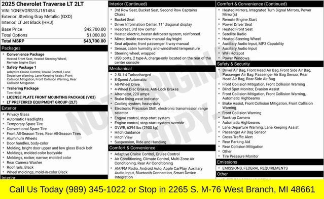 Used 2025 Chevrolet Traverse LT image 4