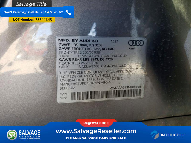 Used 2022 Audi e-tron Premium w/ Convenience Plus Package image 17