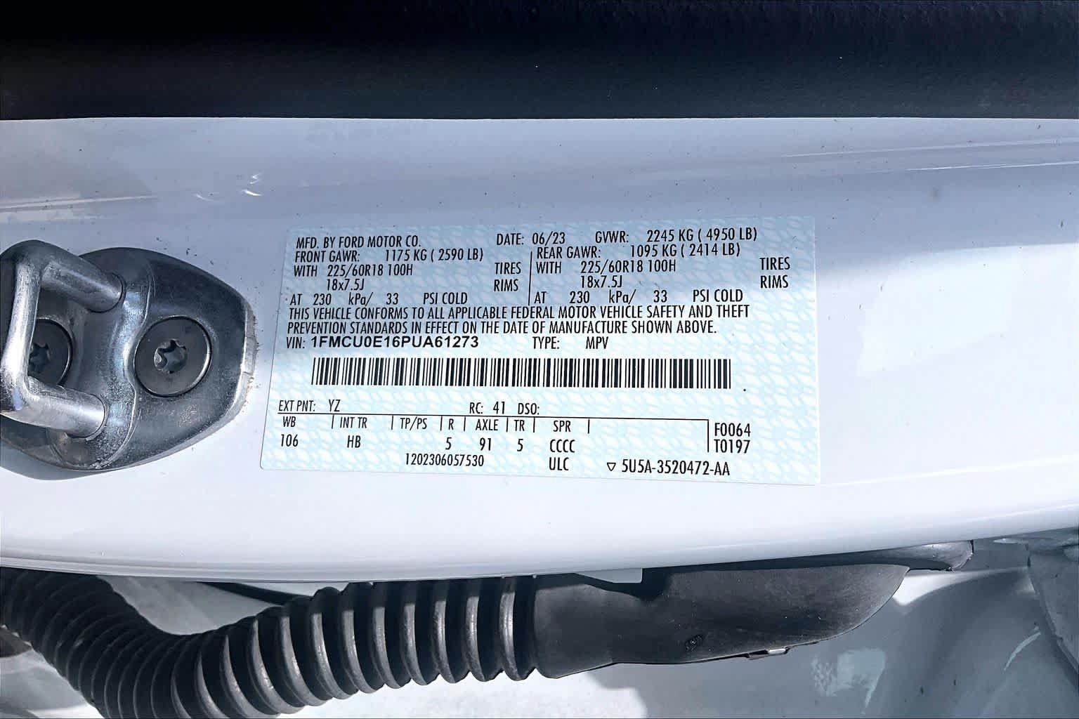 Used 2023 Ford Escape SE FWD image 37