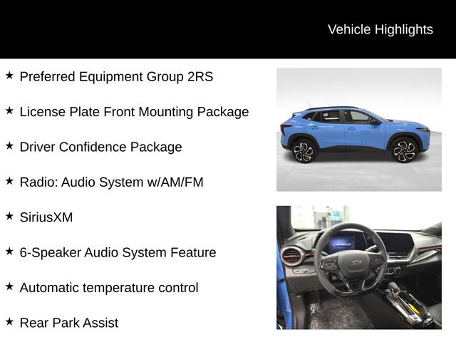 Certified 2024 Chevrolet Trax RS w/ Driver Confidence Package image 16