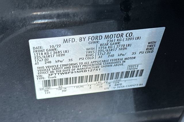 Used 2022 Ford Maverick XL w/ Equipment Group 100A Standard image 20